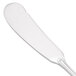 A silver Walco Saville butter spreader with a flat handle.