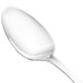 A close-up of the handle of a Walco Lisbon stainless steel dessert spoon.