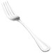A close-up of a Walco Lisbon salad fork.