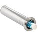 A silver stainless steel Vollrath in-counter cup dispenser.