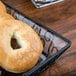 a bagel in a basket