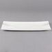 A white rectangular Villeroy & Boch porcelain platter.