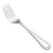 A close-up of a Walco stainless steel salad fork with a silver handle.