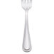 A Walco stainless steel salad fork with a beaded design on the handle.