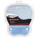 An Innovera blue mouse pad with gel wrist rest.
