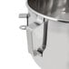 A Globe stainless steel mixing bowl with handles.
