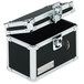 Vaultz VZ01169 6 inch x 3 inch x 4 1/4 inch Black Locking Index Card Box with Flip Top