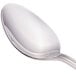 A close-up of a Walco stainless steel teaspoon with a silver handle.