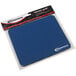 A blue Innovera mouse pad with a white logo on the corner.