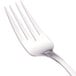 A close-up of the silver Walco Barony salad fork.