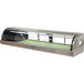 Hoshizaki HNC-150BA-L-S Curved Glass Refrigerated Sushi Display Case 59 inch - Left Side Compressor