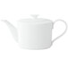 Villeroy & Boch 10-4510-0460 Modern Grace 40.5 oz. White Bone Porcelain Teapot with Cover - 6/Pack