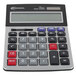 An Innovera grey and black calculator with a display.