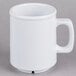 A white Thunder Group melamine mug with a handle.