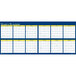 A white House of Doolittle calendar with yellow and blue text.