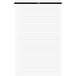 A white panel with black lines.
