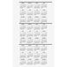 A House of Doolittle black and white 2024 monthly appointment book with numbers and lines.