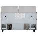 The back of a Turbo Air 2 door Mega Top Refrigerated Sandwich Prep Table.