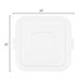A white square Continental Huskee trash can lid.