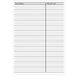 A white paper with black lines and writing that says "House of Doolittle 2024 Appointment Book"