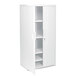 Iceberg 92573 OfficeWorks 36 inch x 22 inch x 72 inch Platinum Resin Storage Cabinet