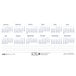 A House of Doolittle desk tent calendar with scenic photos and blue text for 2024.