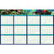 A House of Doolittle reversible wall calendar with sea life scenes including fish and coral.