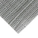 A close-up of a gray woven vinyl rectangle placemat.