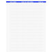 A white paper with black lines forming a grid and blue text.