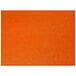 An orange premium sewn faux leather placemat.