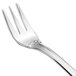 A close-up of a Walco stainless steel cocktail fork with a silver handle.