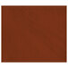 A customizable brown faux leather rectangular placemat with stitching.