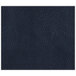 A navy rectangular faux leather placemat with stitching.