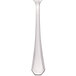 A silver flat handle fish fork.