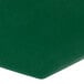 A close up of a customizable green vinyl octagon placemat.