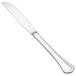 A silver Walco 18/10 stainless steel butter knife with a solid handle.