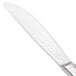 A close-up of a Walco stainless steel dinner knife with a silver handle.