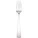 A close-up of a Walco stainless steel salad fork with a silver handle.