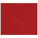 A customizable red faux leather rectangle placemat with stitching.