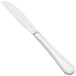 A Walco European table knife with a silver handle.