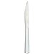 A Libbey steak knife with a white handle.