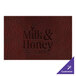 A customizable H. Risch, Inc. rectangle placemat with a wine theme.