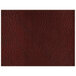 A white rectangular hardboard placemat with a brown faux leather texture.