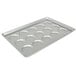 A Chicago Metallic baking tray with 15 molds.