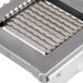 An Edlund Titan Max-Cut Series 3/8" metal slicer blade with wavy metal strips.