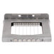 A metal Edlund Titan Max-Cut slicer blade with four holes.