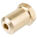 A brass #29 hood orifice with 3/8-27UNS threads.
