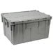 Bon Chef 812001P 28 inch x 21 inch x 15 inch Gray Reinforced Plastic Chafer Box with Locking Lid