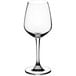 An Acopa Radiance wine glass with a stem.