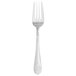 A Walco stainless steel salad fork with a silver handle and design.